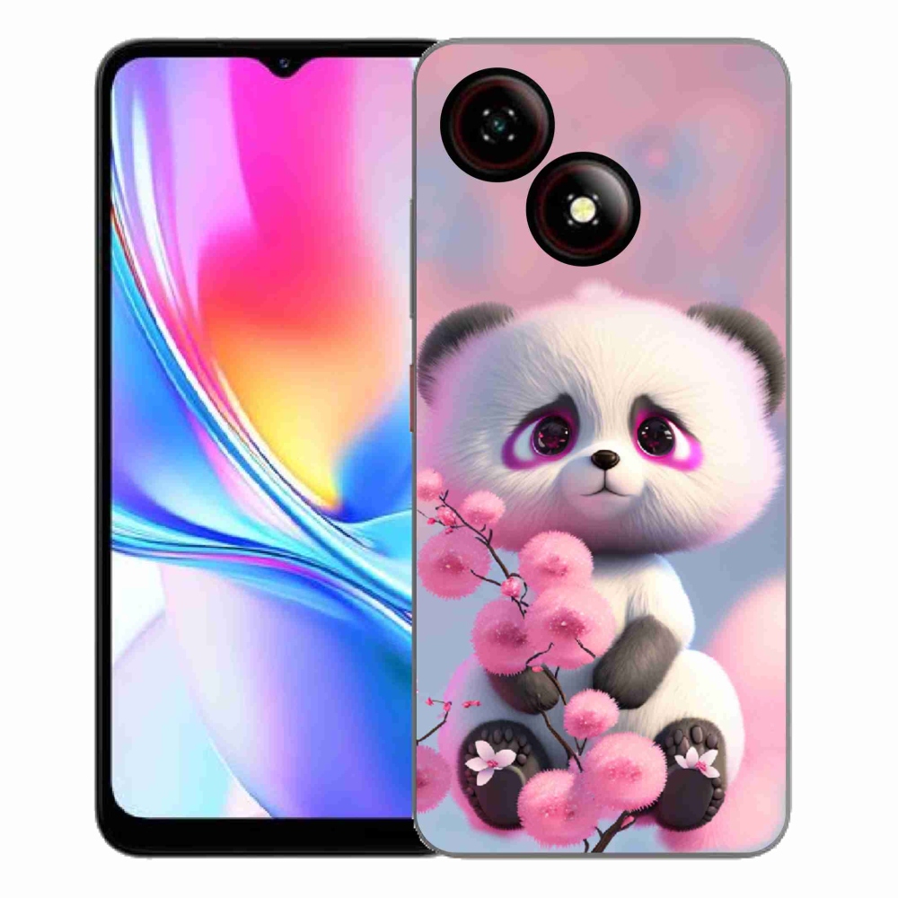 Gelový kryt mmCase na ZTE Blade A35E - roztomilá panda 1