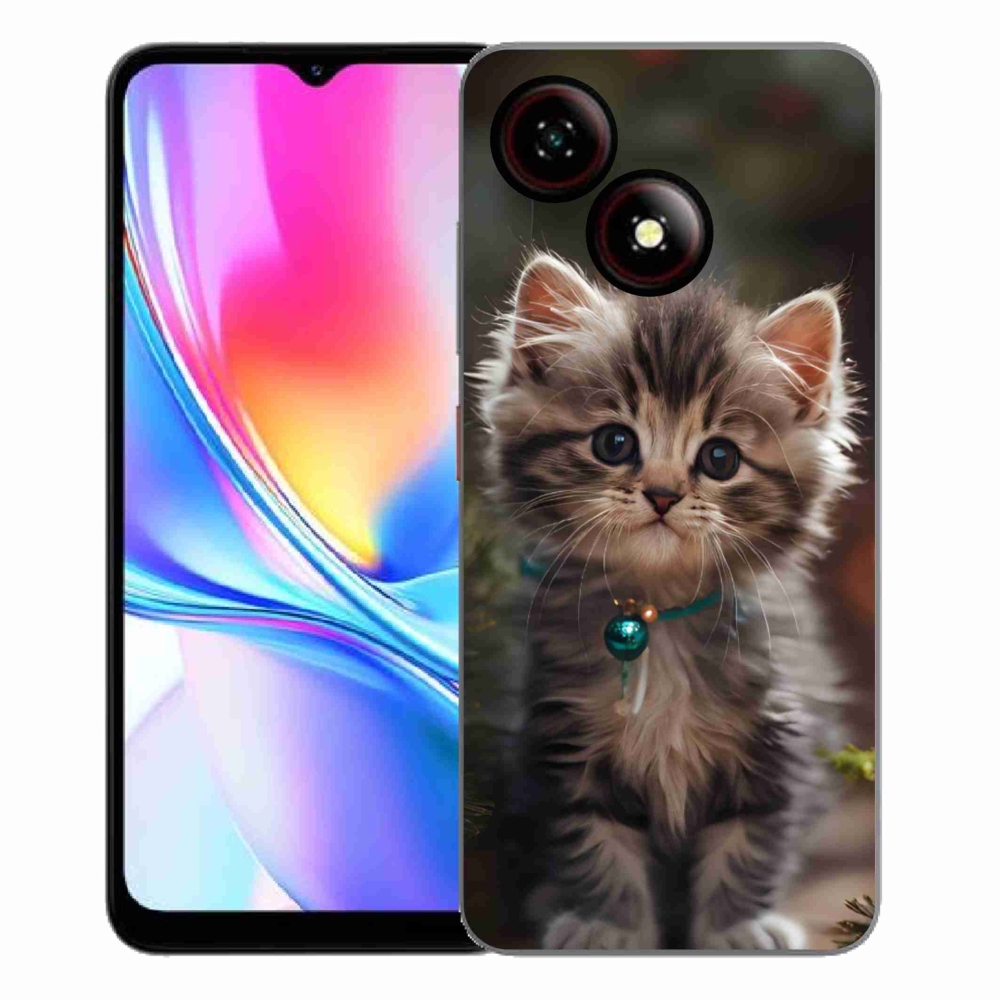 Gelový kryt mmCase na ZTE Blade A35E - roztomilé kotě 11