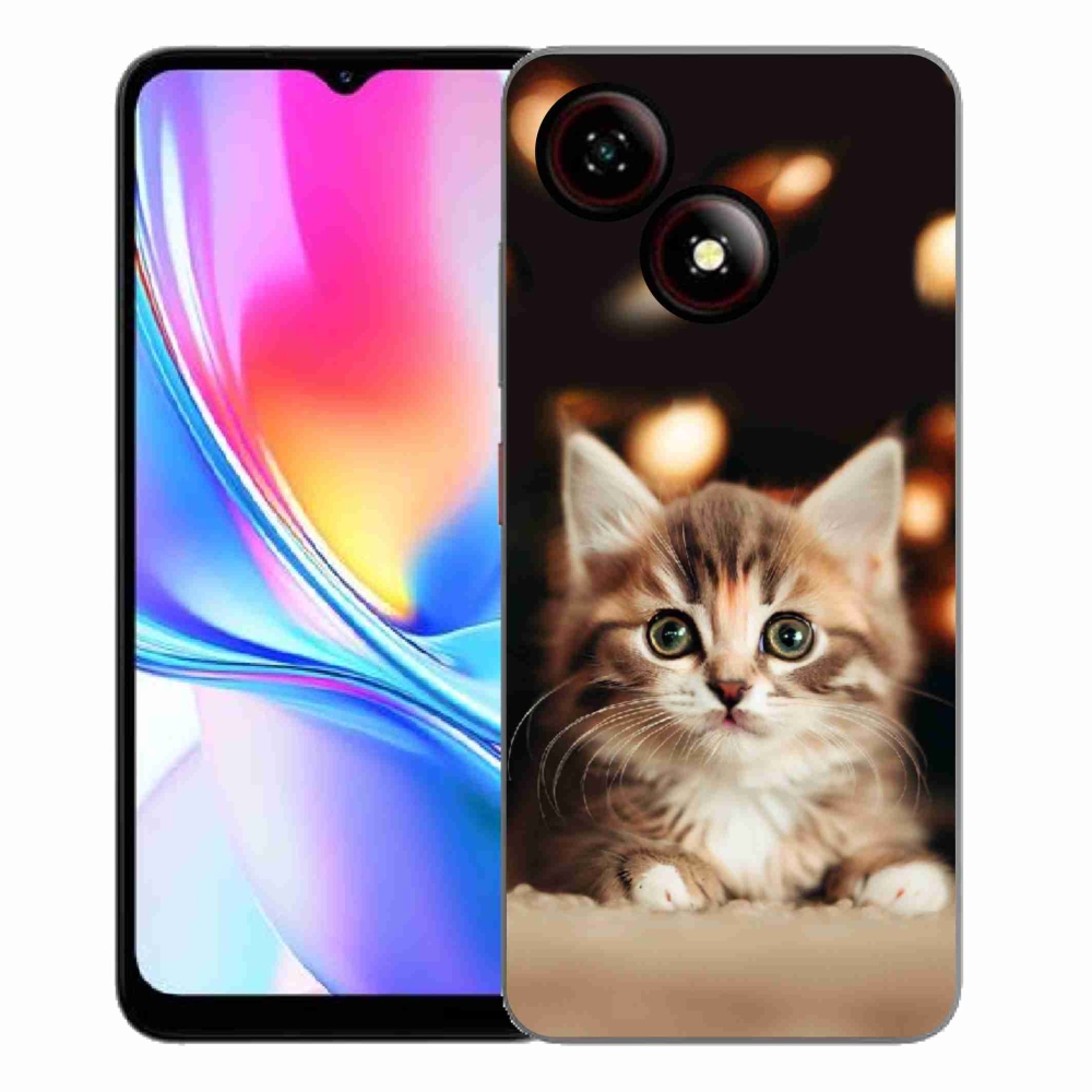 Gelový kryt mmCase na ZTE Blade A35E - roztomilé kotě 2