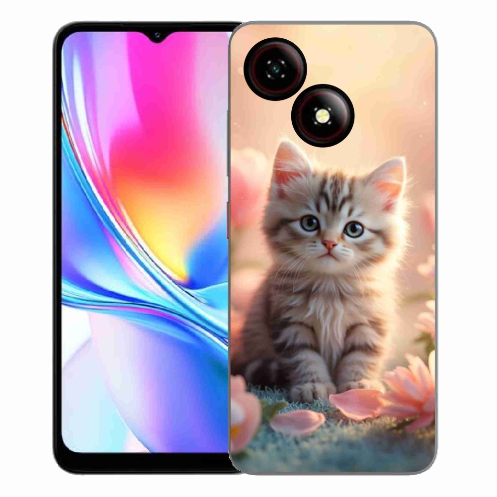 Gelový kryt mmCase na ZTE Blade A35E - roztomilé kotě 8
