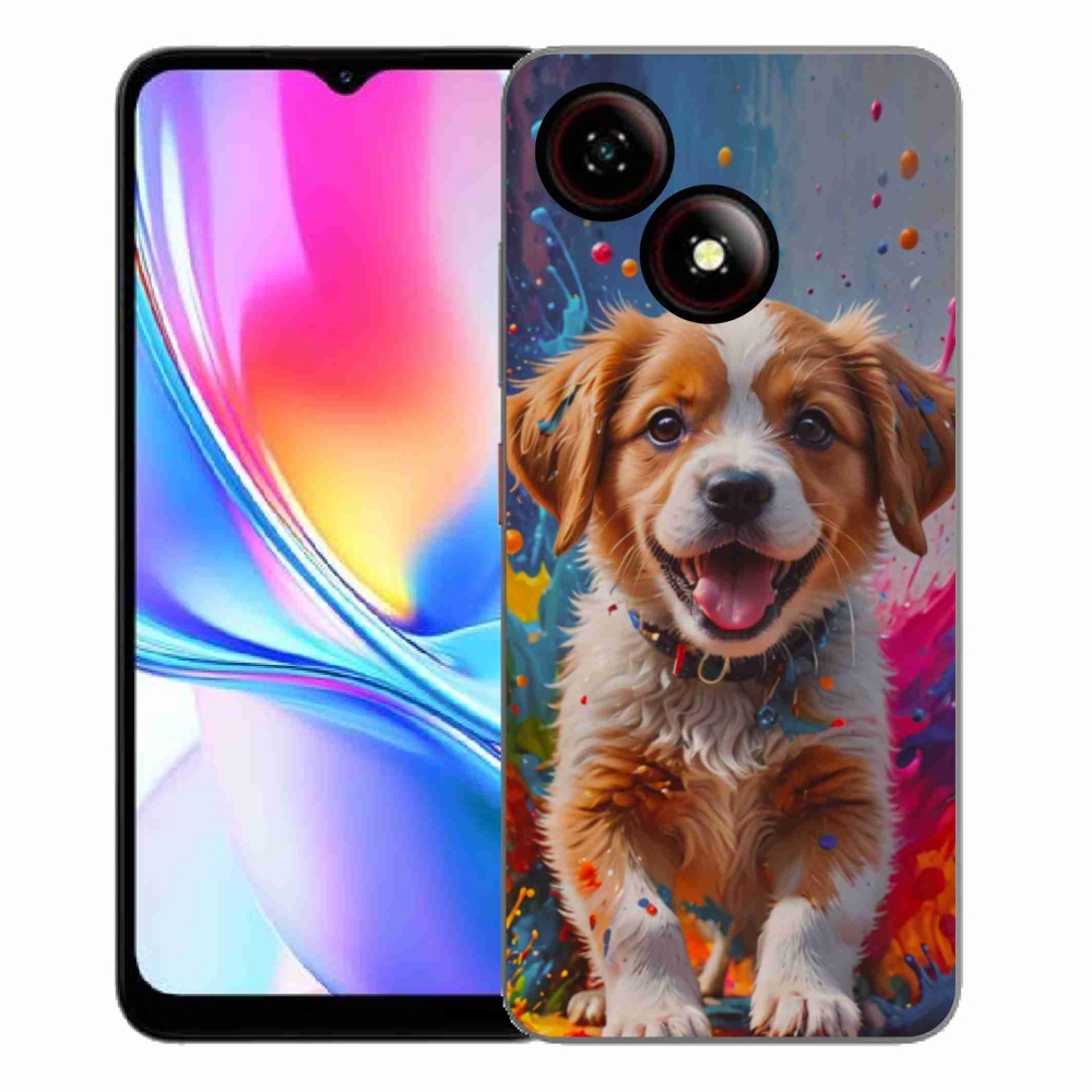 Gelový kryt mmCase na ZTE Blade A35E - roztomilé štěně 3