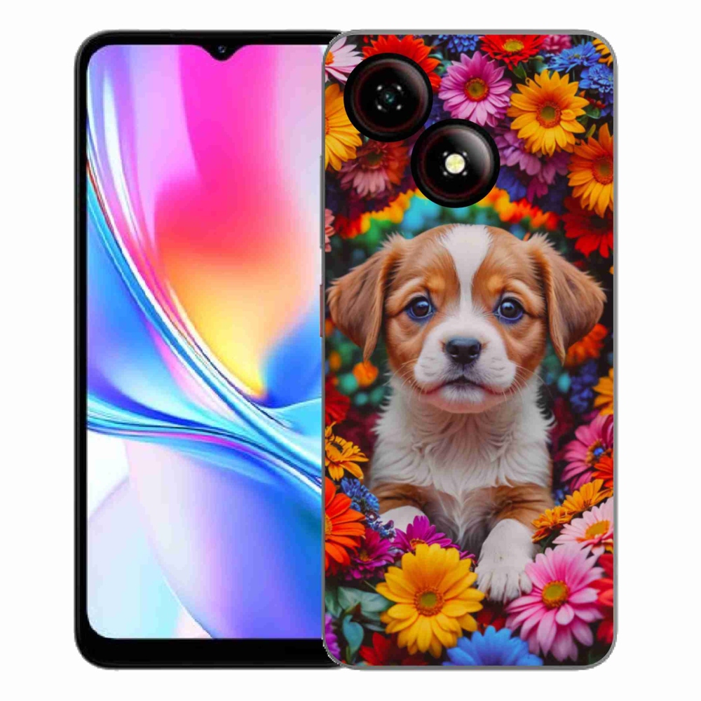 Gelový kryt mmCase na ZTE Blade A35E - roztomilé štěně