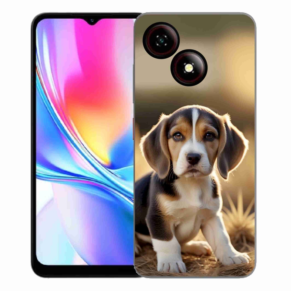 Gelový kryt mmCase na ZTE Blade A35E - roztomilý bígl