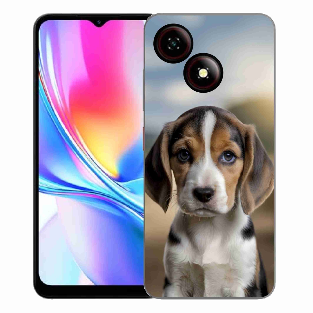 Gelový kryt mmCase na ZTE Blade A35E - roztomilý bígl