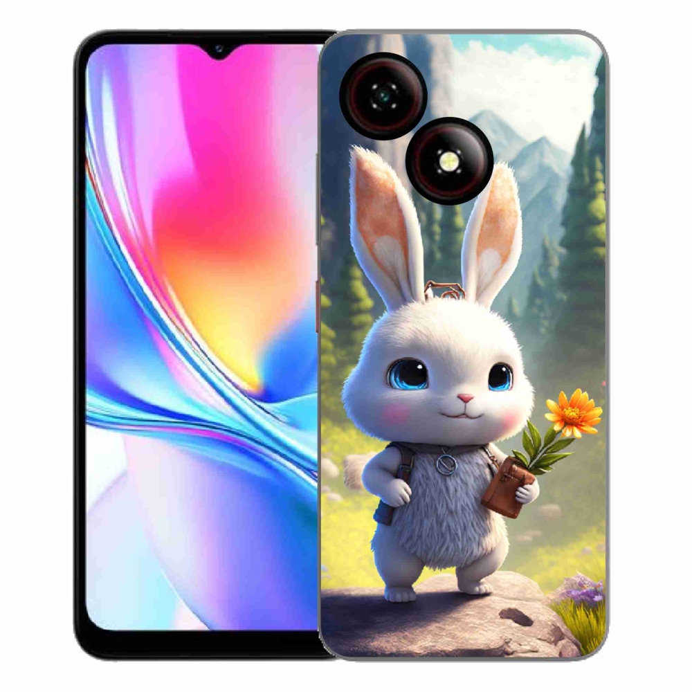 Gelový kryt mmCase na ZTE Blade A35E - roztomilý králíček