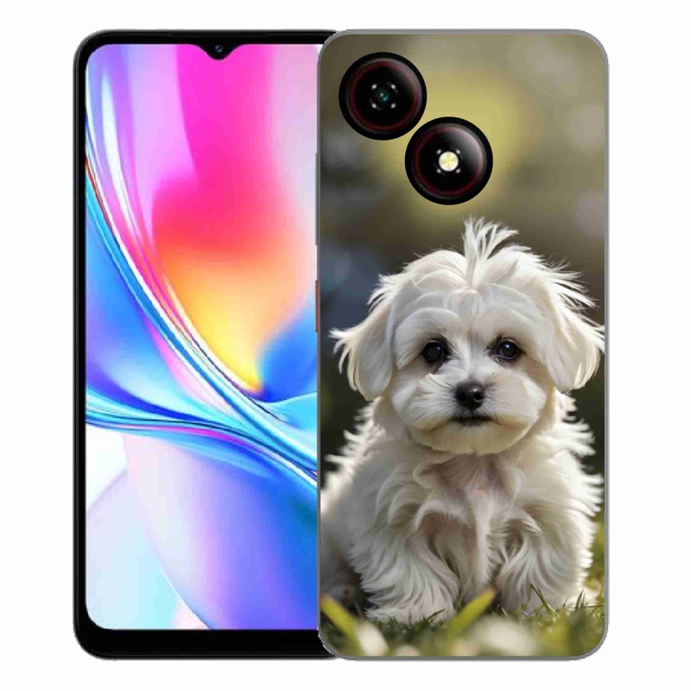 Gelový kryt mmCase na ZTE Blade A35E - roztomilý maltézský psík