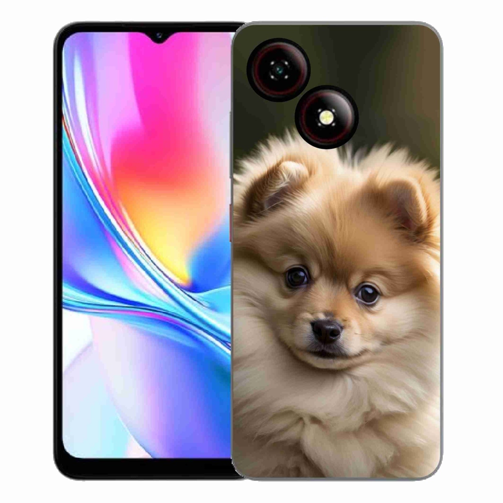 Gelový kryt mmCase na ZTE Blade A35E - roztomilý pomeranian 2