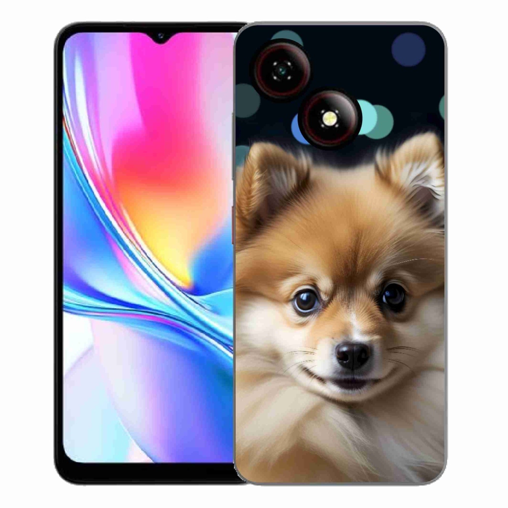 Gelový kryt mmCase na ZTE Blade A35E - roztomilý pomeranian