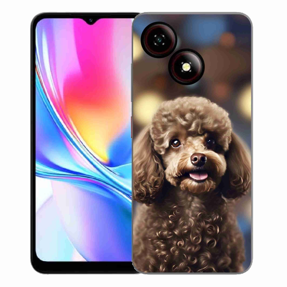 Gelový kryt mmCase na ZTE Blade A35E - roztomilý pudl