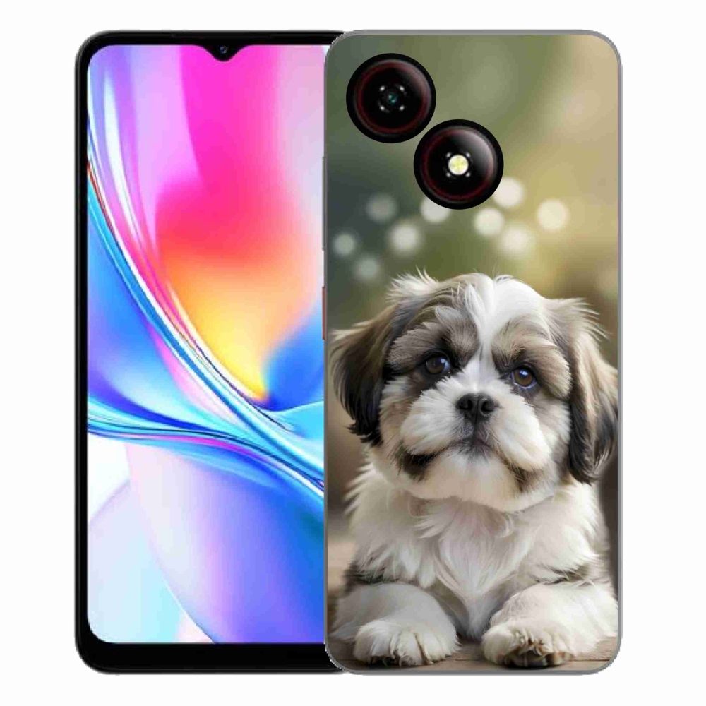 Gelový kryt mmCase na ZTE Blade A35E - roztomilý shih-tzu