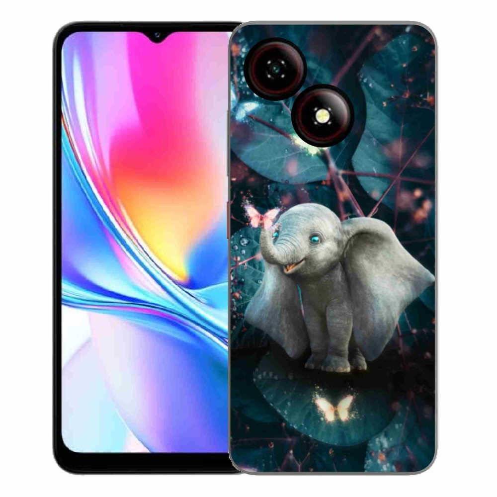 Gelový kryt mmCase na ZTE Blade A35E - roztomilý slon