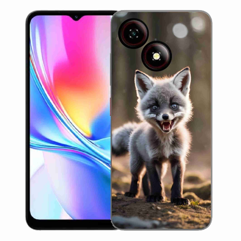 Gelový kryt mmCase na ZTE Blade A35E - rozzuřená liška