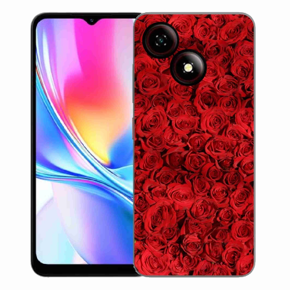 Gelový kryt mmCase na ZTE Blade A35E - růže