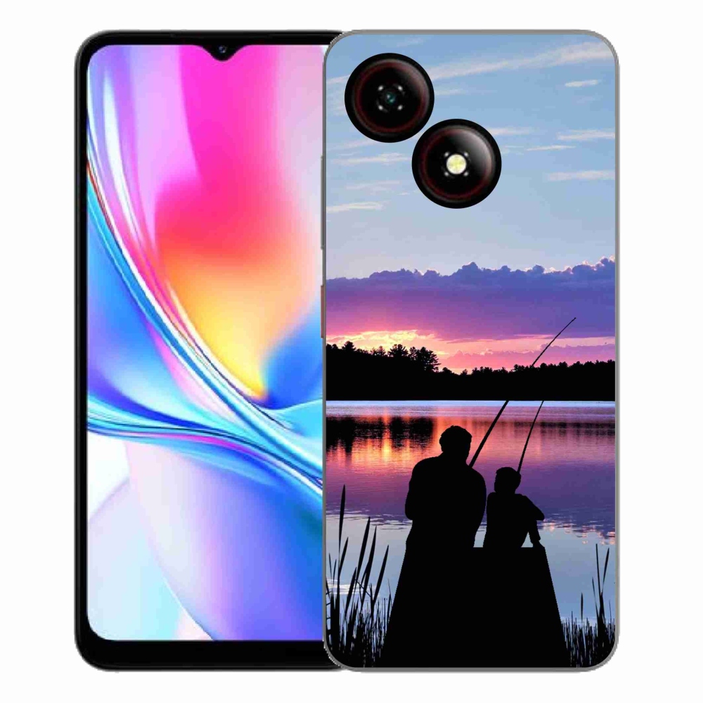 Gelový kryt mmCase na ZTE Blade A35E - rybaření 2