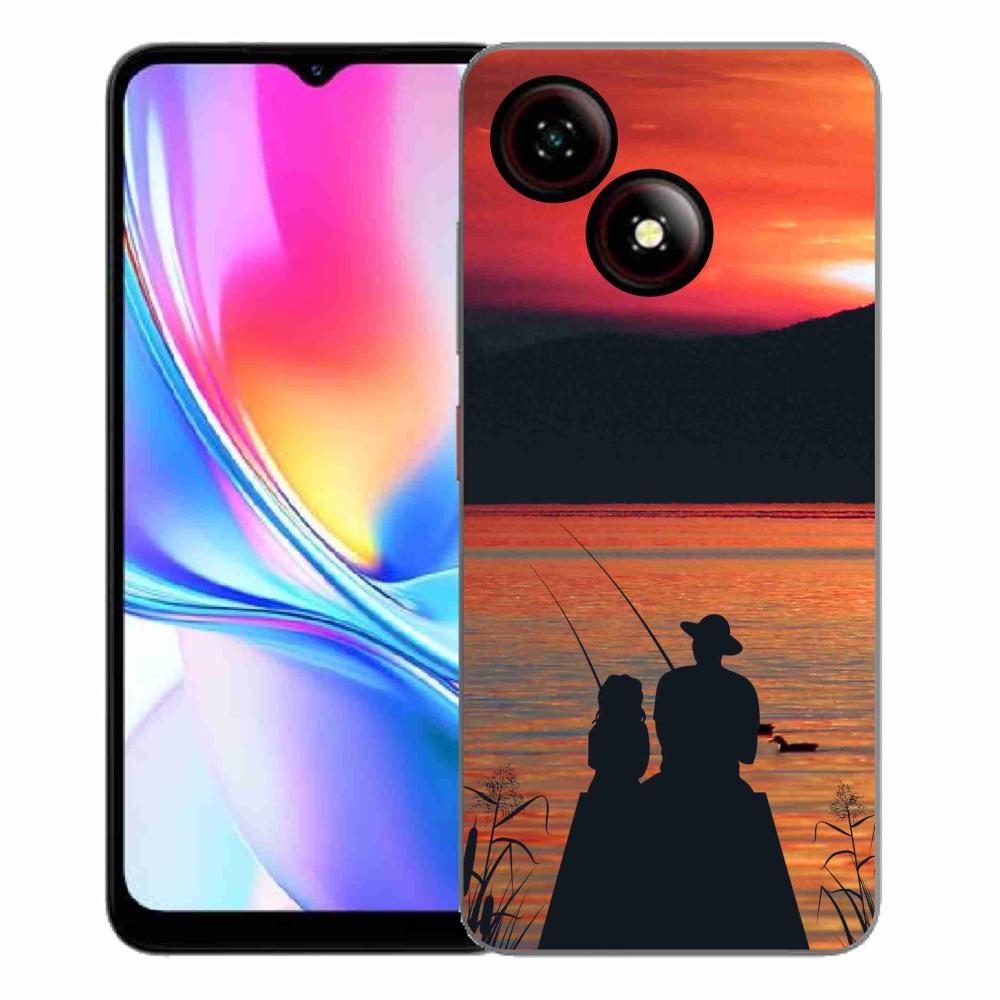 Gelový kryt mmCase na ZTE Blade A35E - rybaření 3