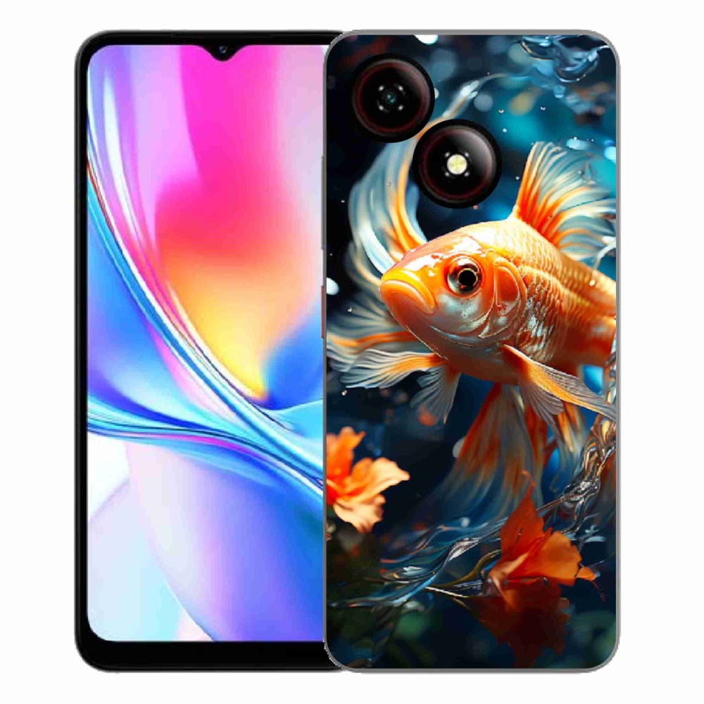 Gelový kryt mmCase na ZTE Blade A35E - rybka