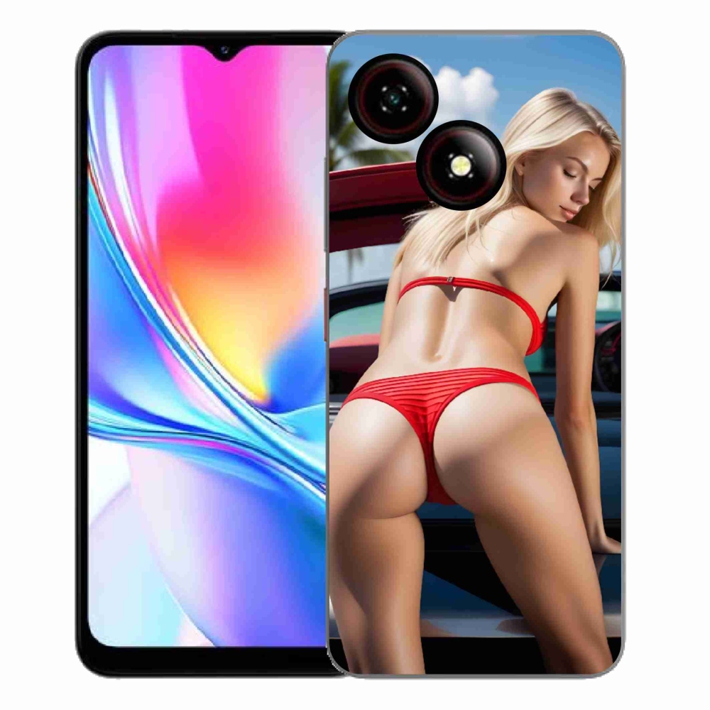 Gelový kryt mmCase na ZTE Blade A35E - sexy žena 2