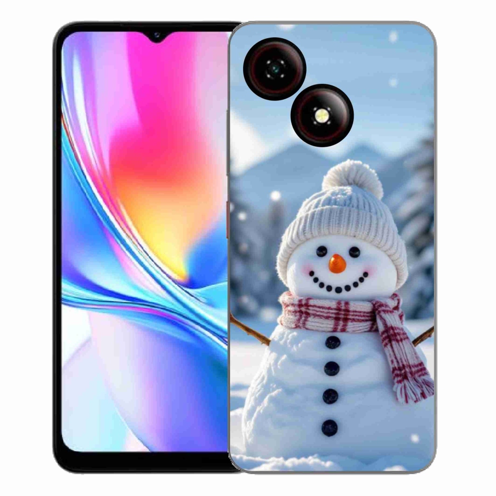 Gelový kryt mmCase na ZTE Blade A35E - sněhulák 3