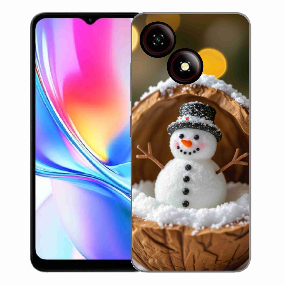 Gelový kryt mmCase na ZTE Blade A35E - sněhulák 4