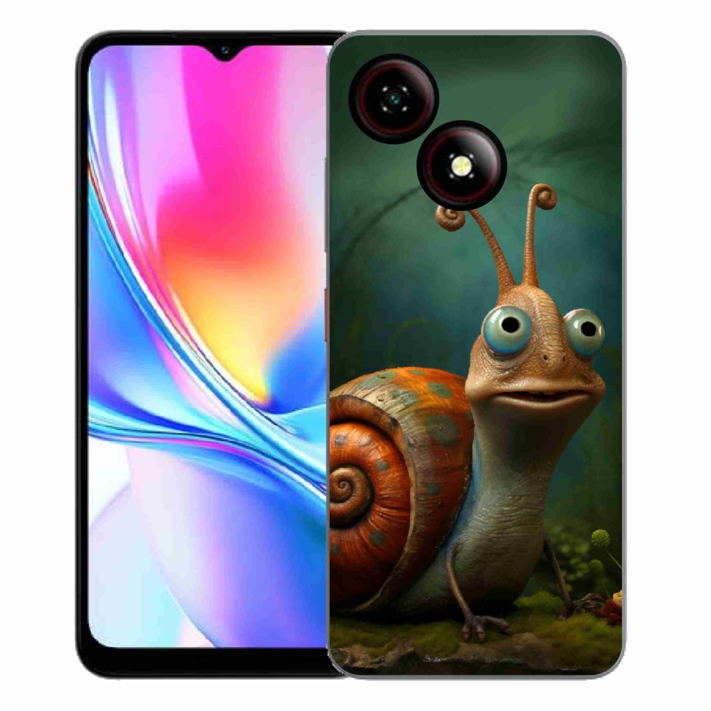 Gelový kryt mmCase na ZTE Blade A35E - šnek