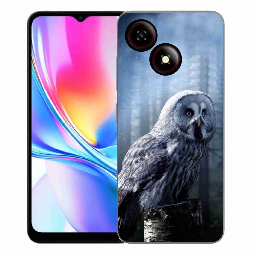 Gelový kryt mmCase na ZTE Blade A35E - sova
