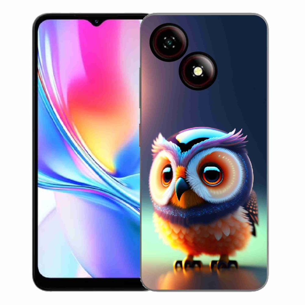 Gelový kryt mmCase na ZTE Blade A35E - sovička