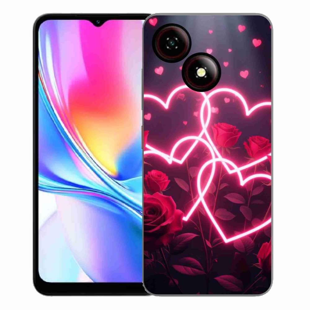 Gelový kryt mmCase na ZTE Blade A35E - srdce lásky