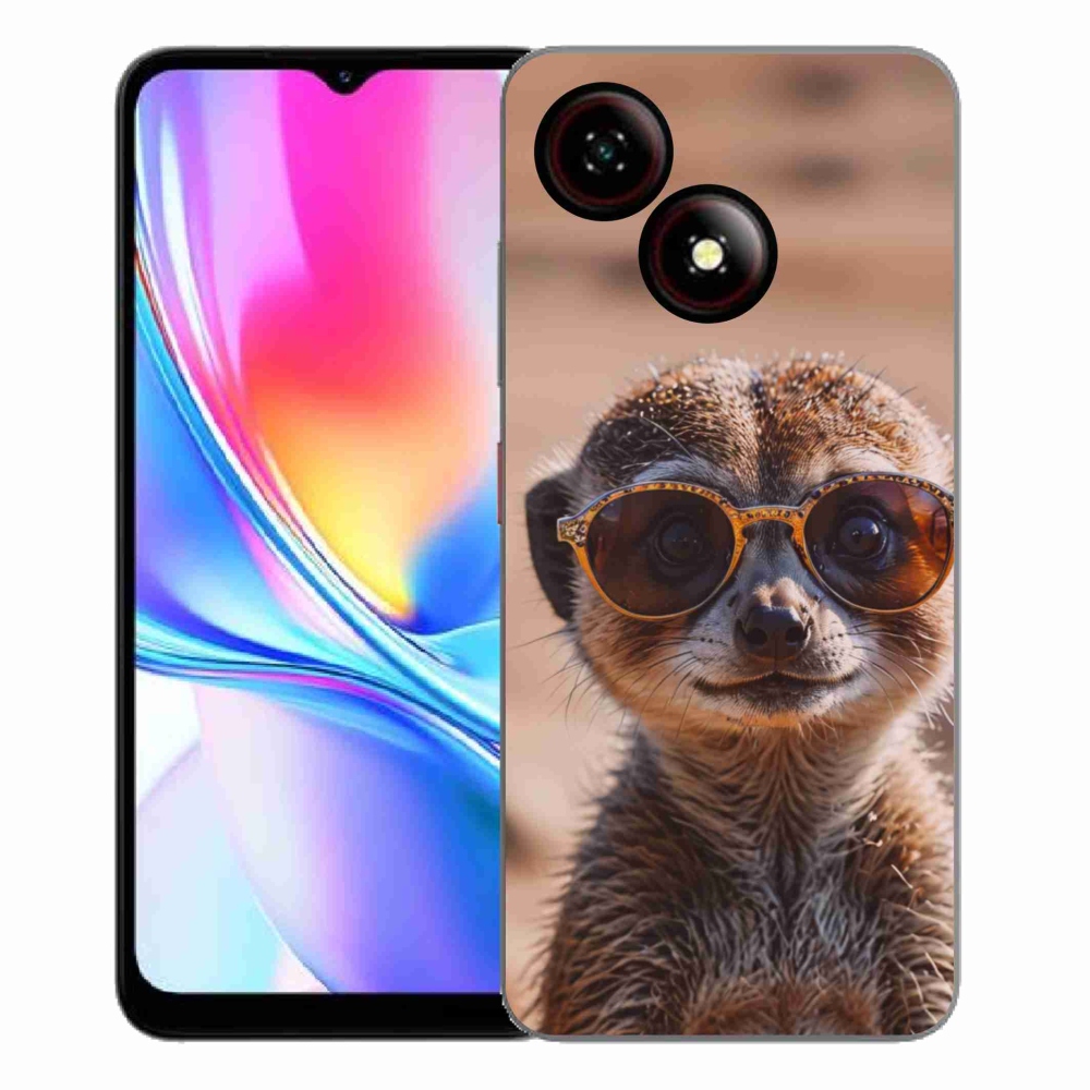 Gelový kryt mmCase na ZTE Blade A35E - stylová surikata