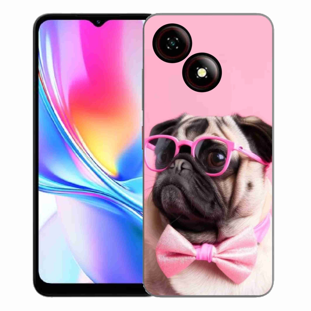 Gelový kryt mmCase na ZTE Blade A35E - stylový mops