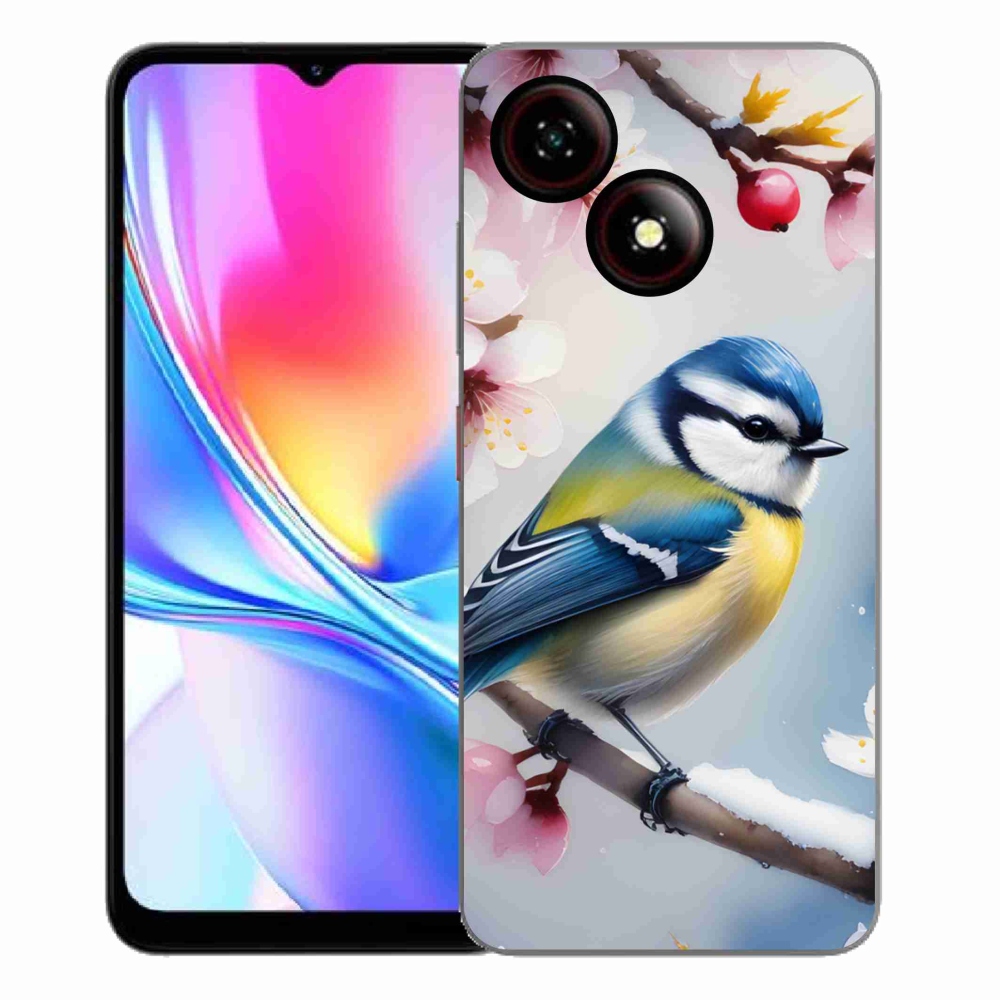 Gelový kryt mmCase na ZTE Blade A35E - sýkorka