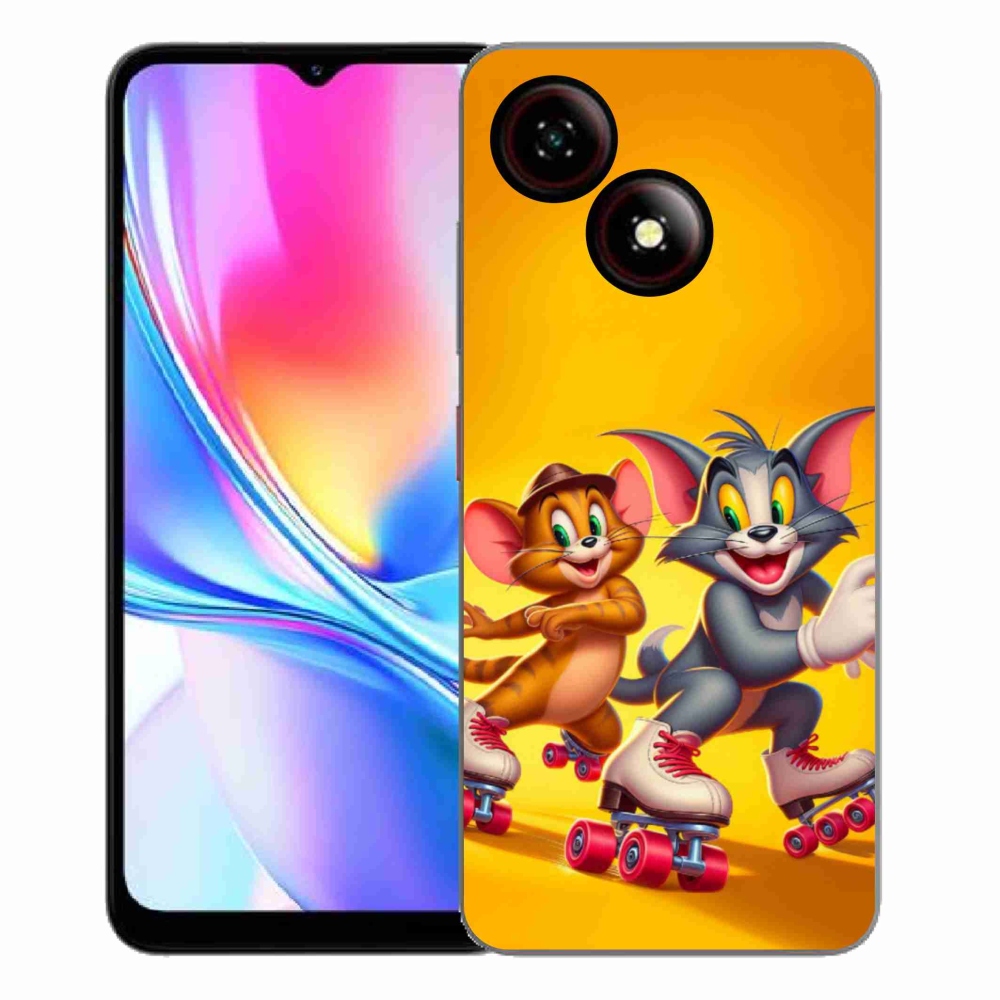 Gelový kryt mmCase na ZTE Blade A35E - tom a jerry