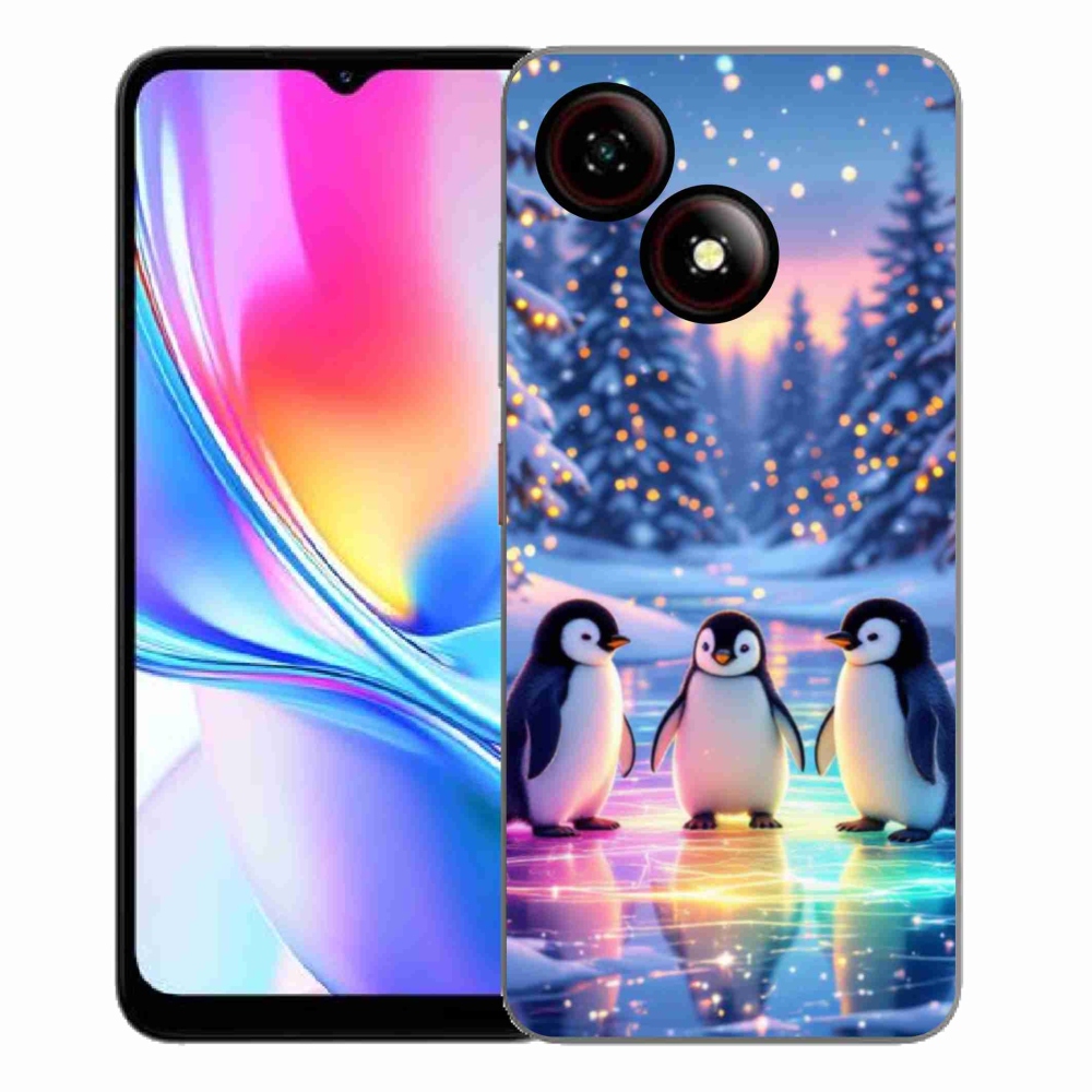 Gelový kryt mmCase na ZTE Blade A35E - tučnáci