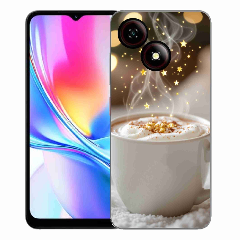 Gelový kryt mmCase na ZTE Blade A35E - vánoční horký nápoj