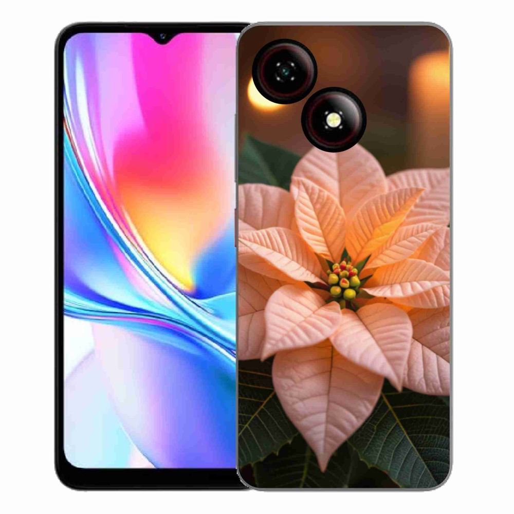 Gelový kryt mmCase na ZTE Blade A35E - vánoční hvězda