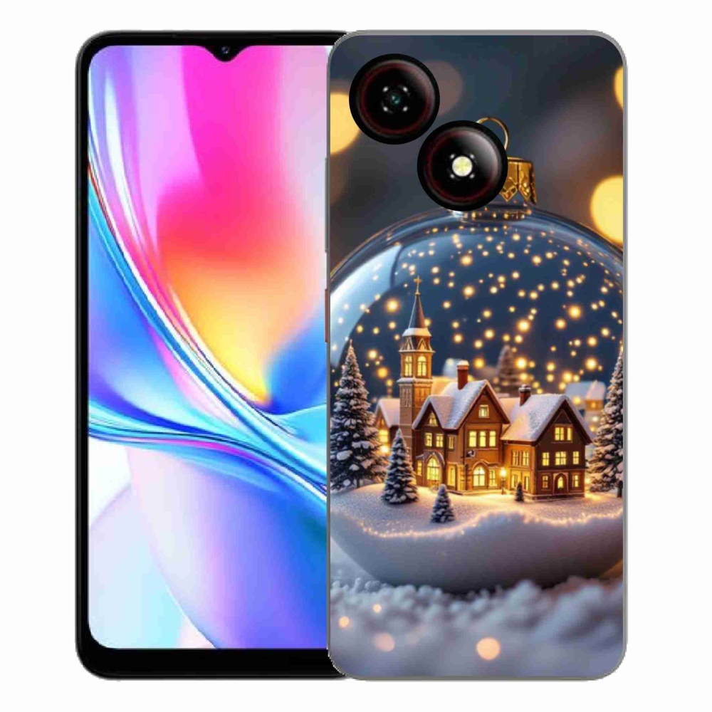 Gelový kryt mmCase na ZTE Blade A35E - vánoční koule 4