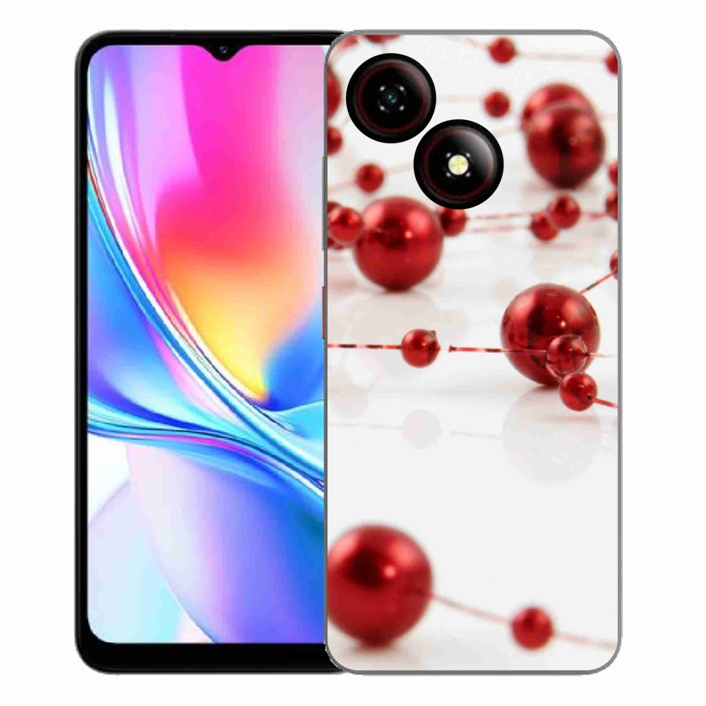 Gelový kryt mmCase na ZTE Blade A35E - vánoční řetěz