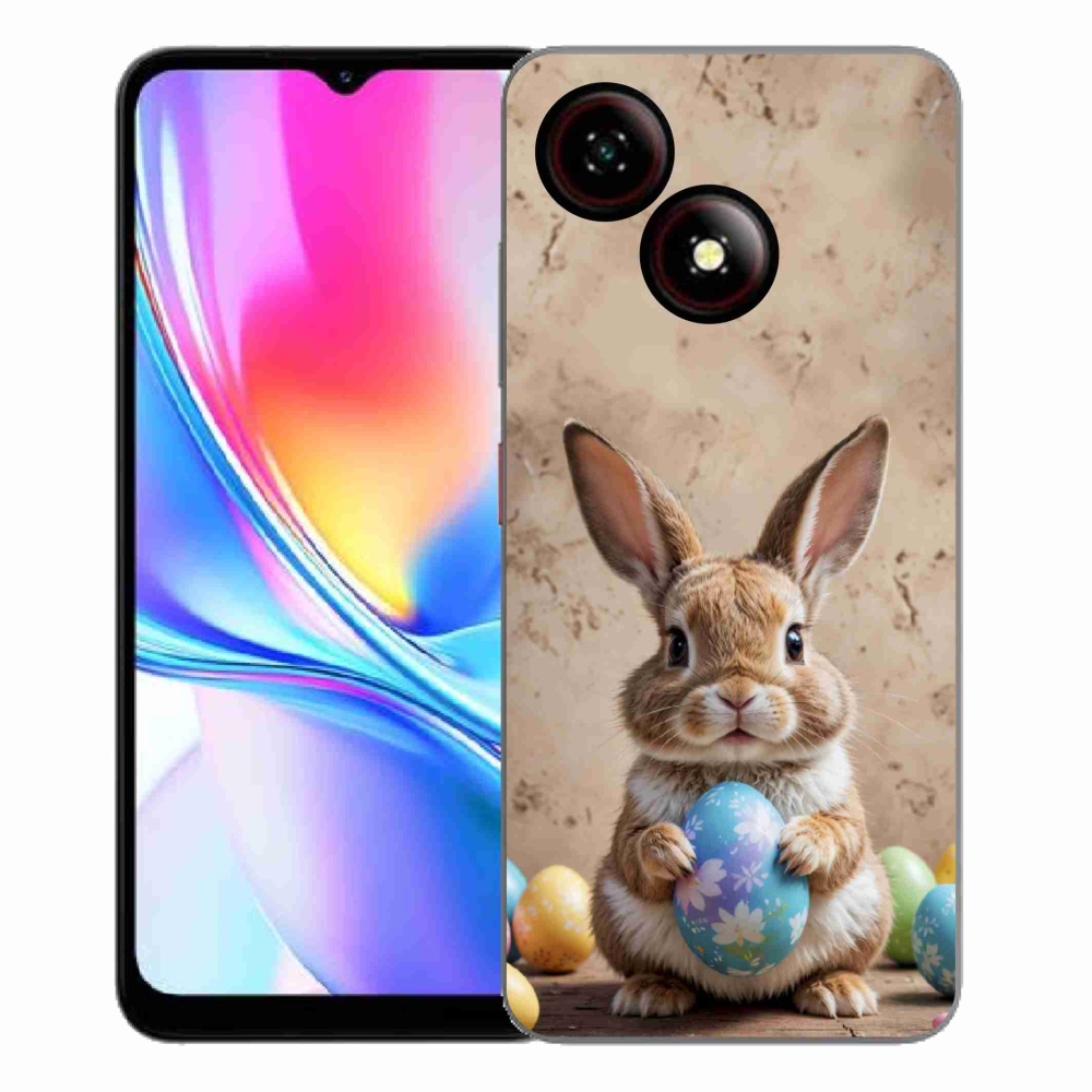 Gelový kryt mmCase na ZTE Blade A35E - velikonoční králíček