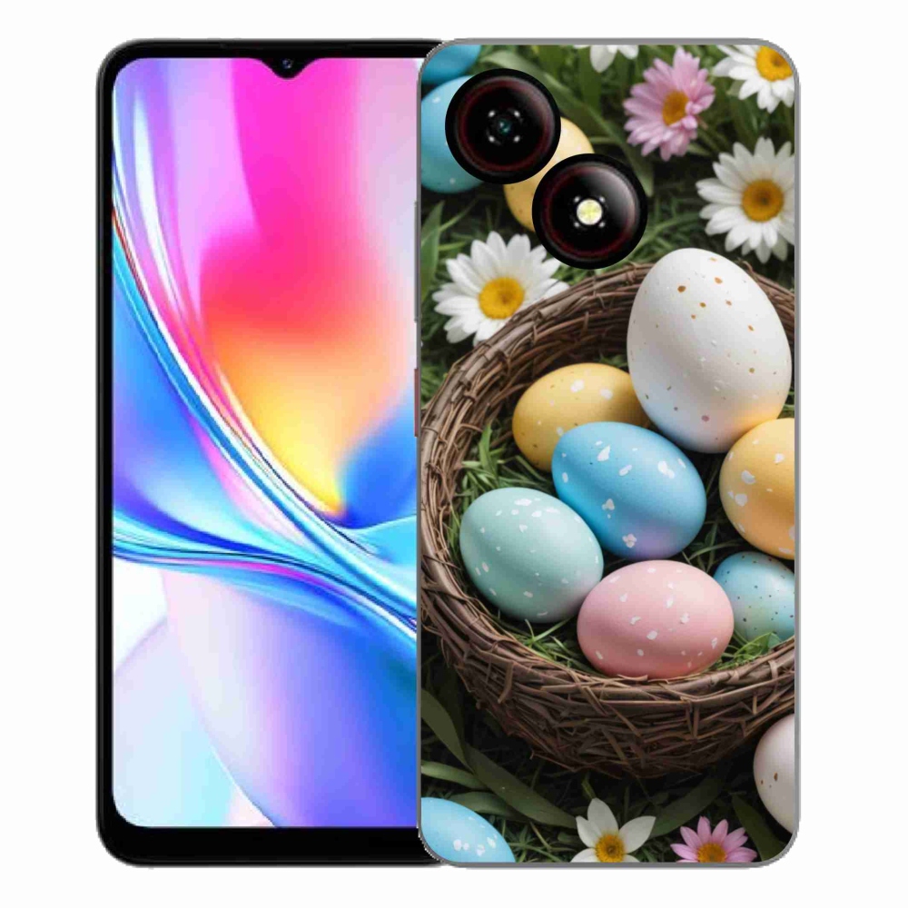 Gelový kryt mmCase na ZTE Blade A35E - velikonoční vajíčka 2