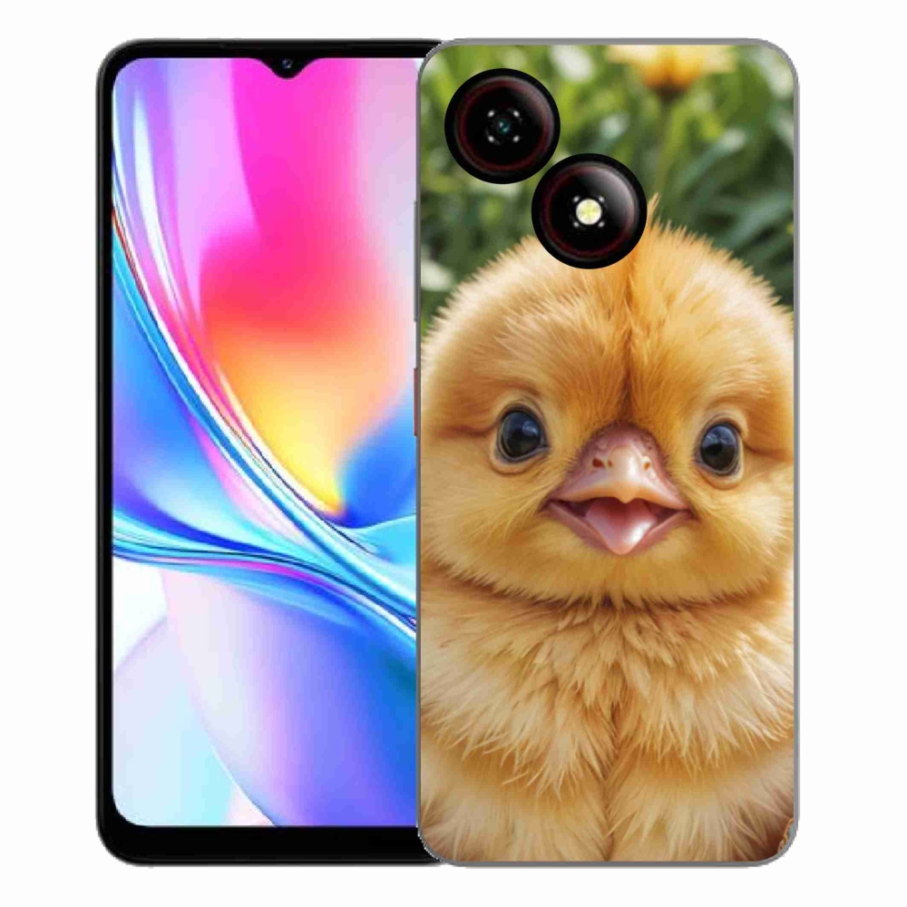 Gelový kryt mmCase na ZTE Blade A35E - veselé kuřátko