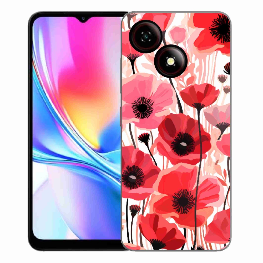 Gelový kryt mmCase na ZTE Blade A35E - vlčí mák 1