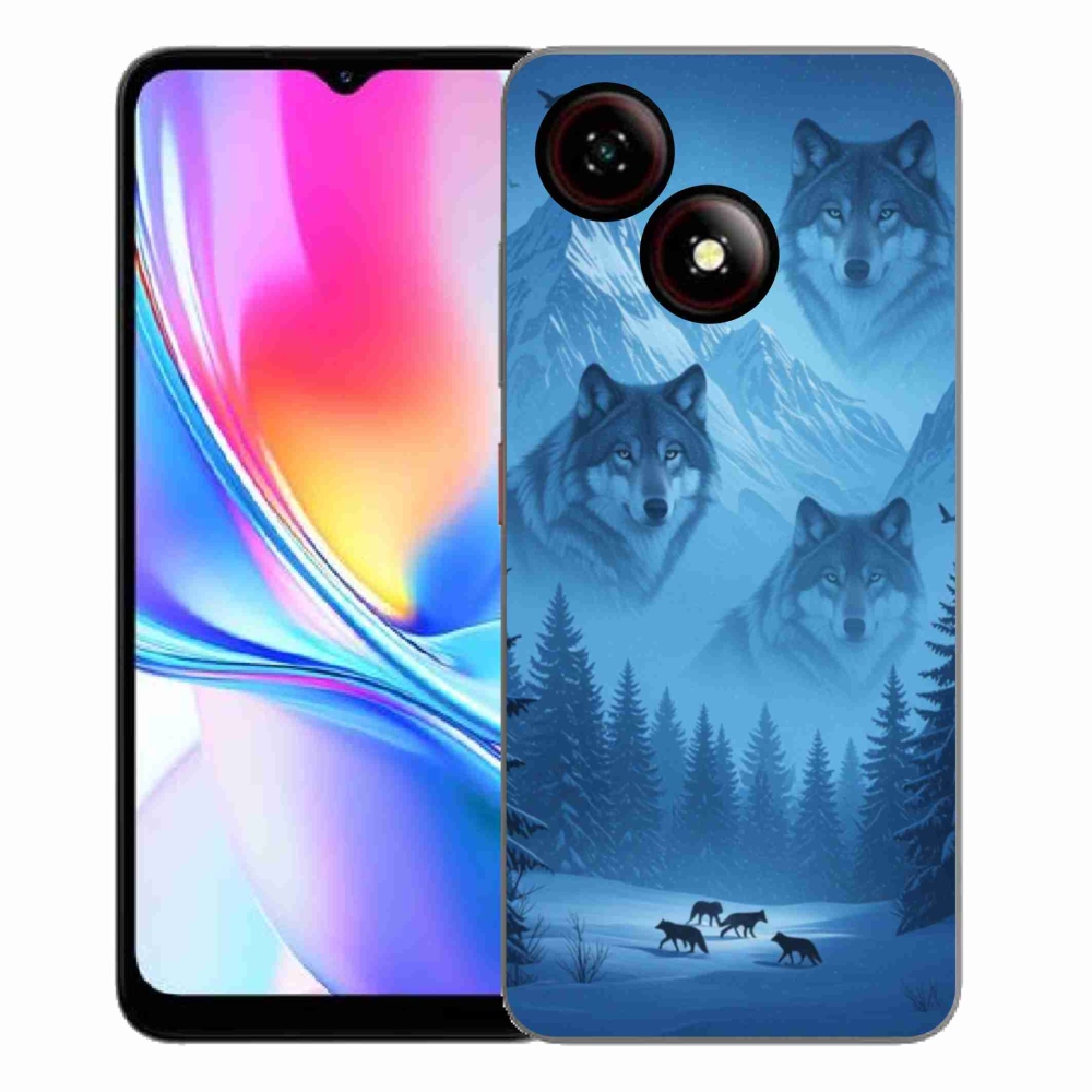 Gelový kryt mmCase na ZTE Blade A35E - vlčí smečka