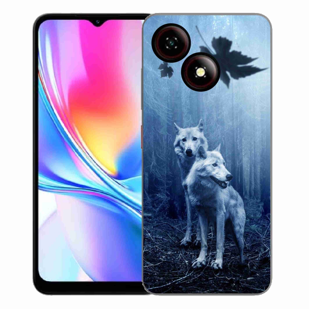 Gelový kryt mmCase na ZTE Blade A35E - vlci v lese