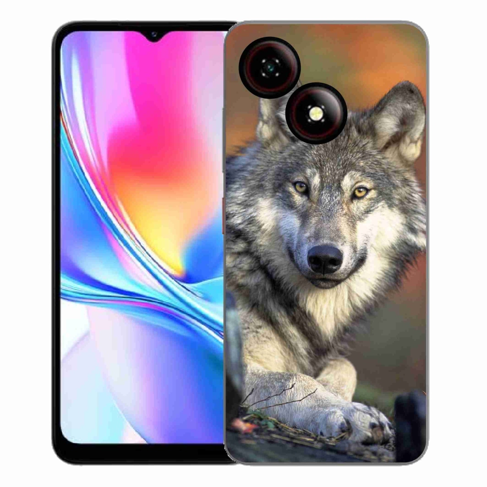 Gelový kryt mmCase na ZTE Blade A35E - vlk