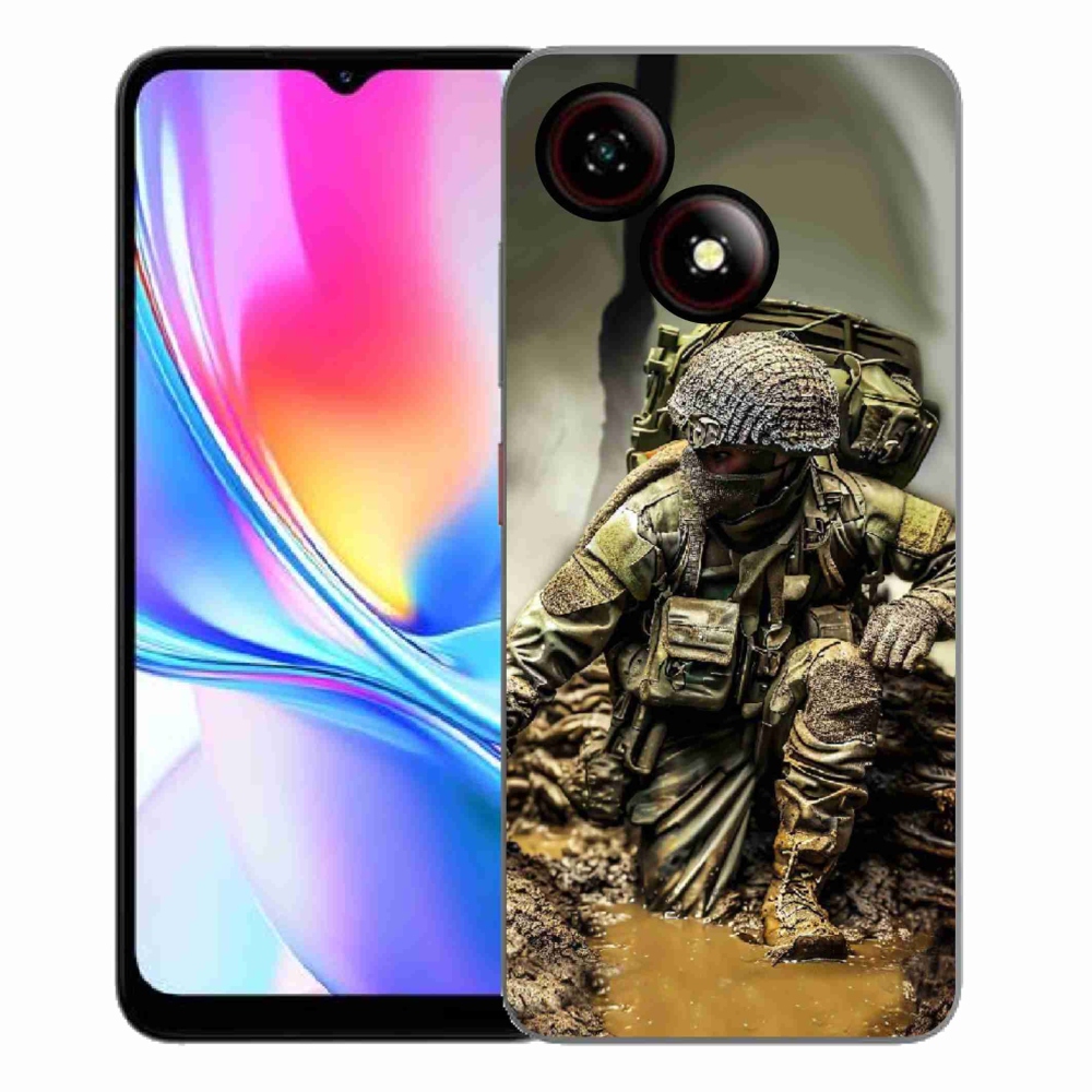 Gelový kryt mmCase na ZTE Blade A35E - voják