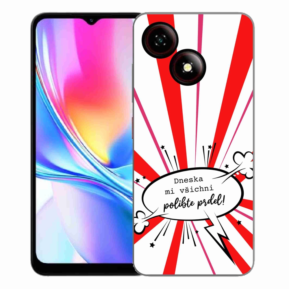 Gelový kryt mmCase na ZTE Blade A35E - vtipný text 15 bílé pozadí