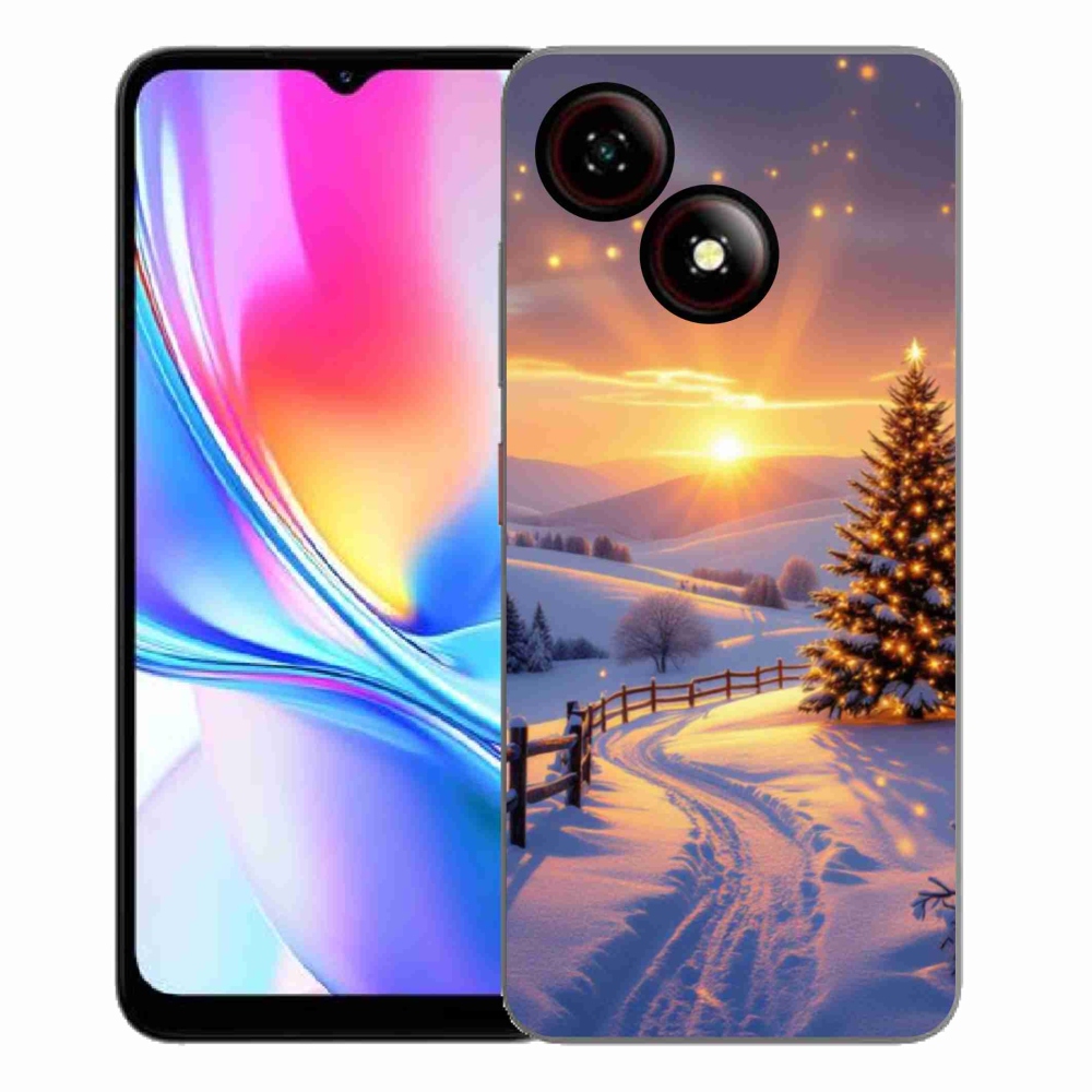 Gelový kryt mmCase na ZTE Blade A35E - zimní krajina