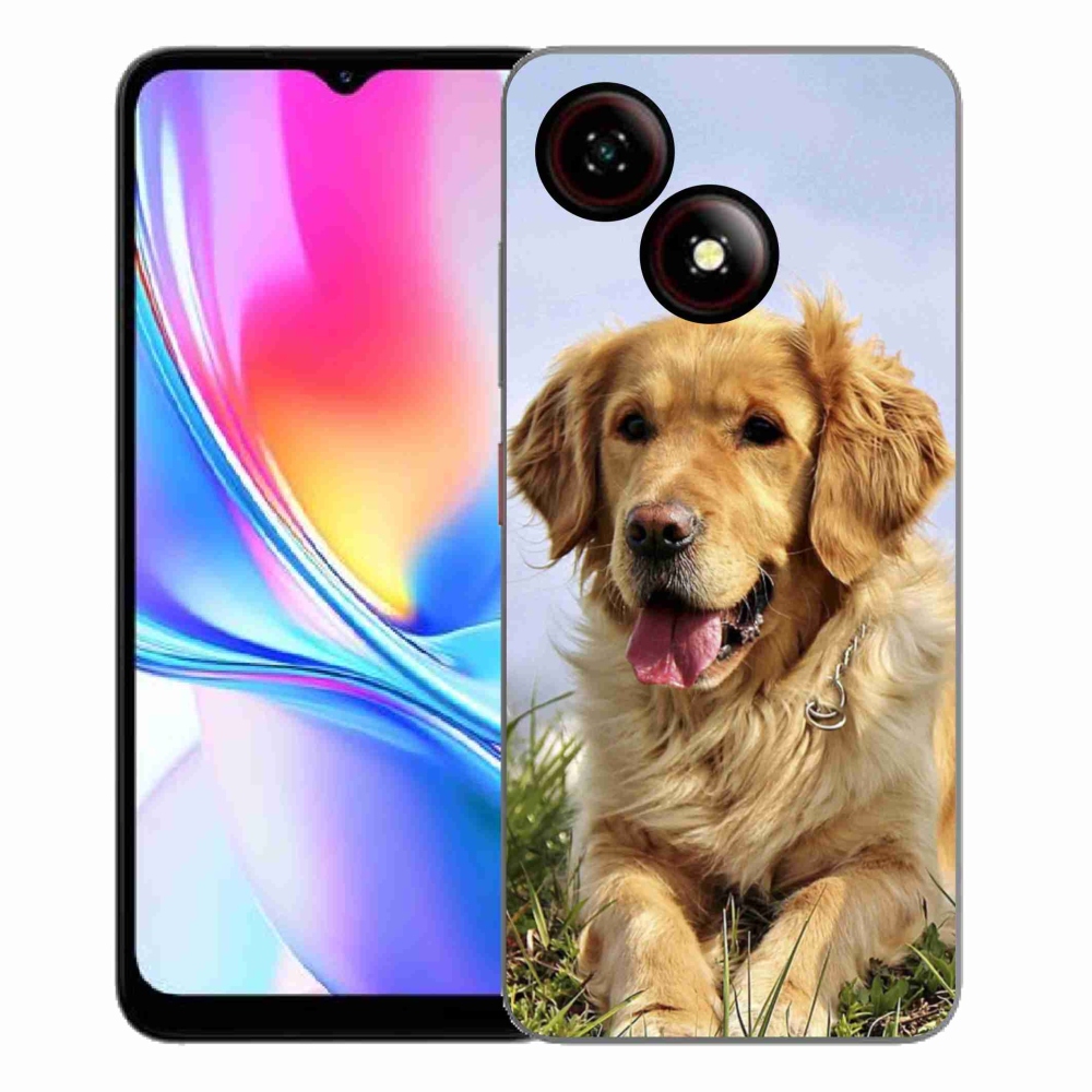 Gelový kryt mmCase na ZTE Blade A35E - zlatý retrívr