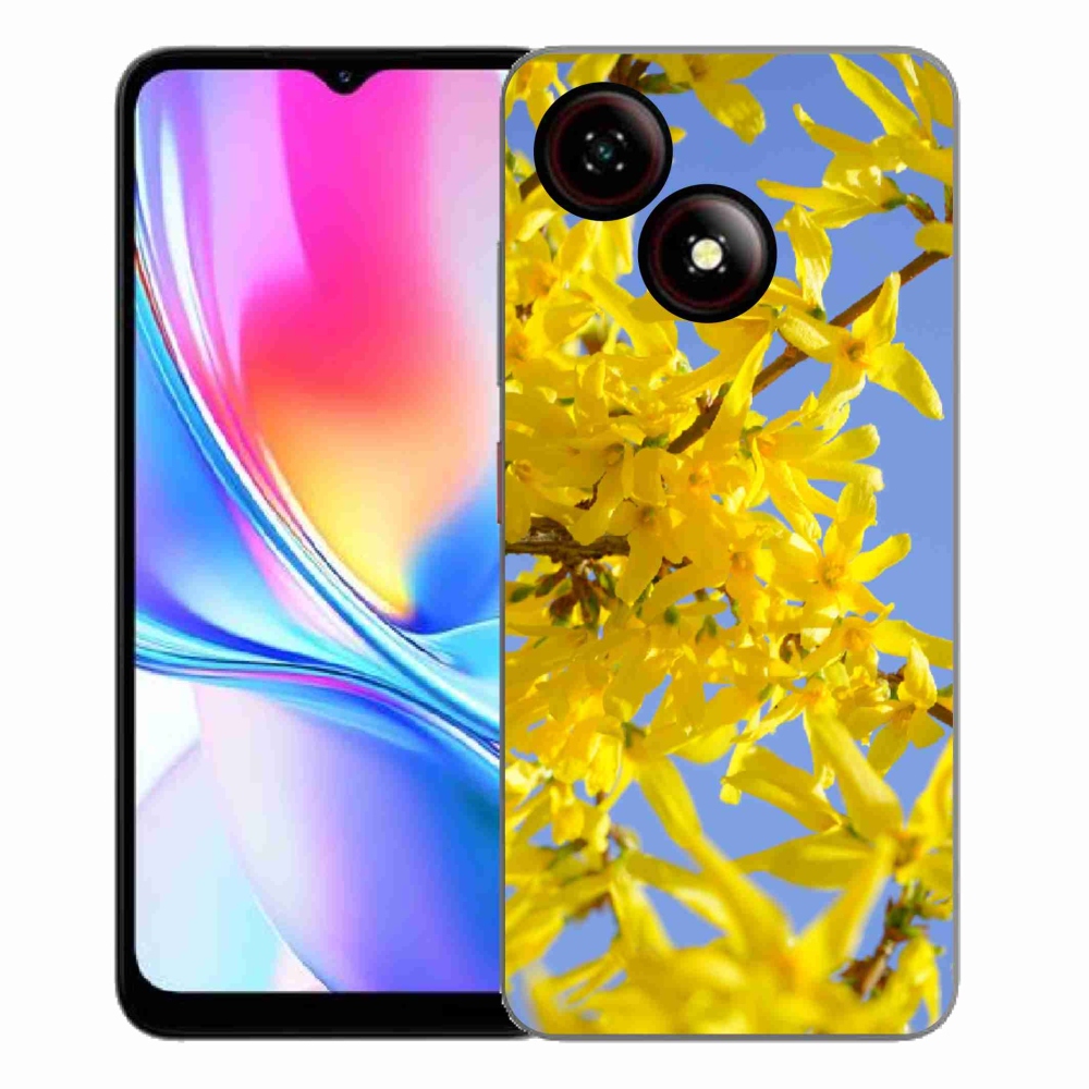 Gelový kryt mmCase na ZTE Blade A35E - žluté květy
