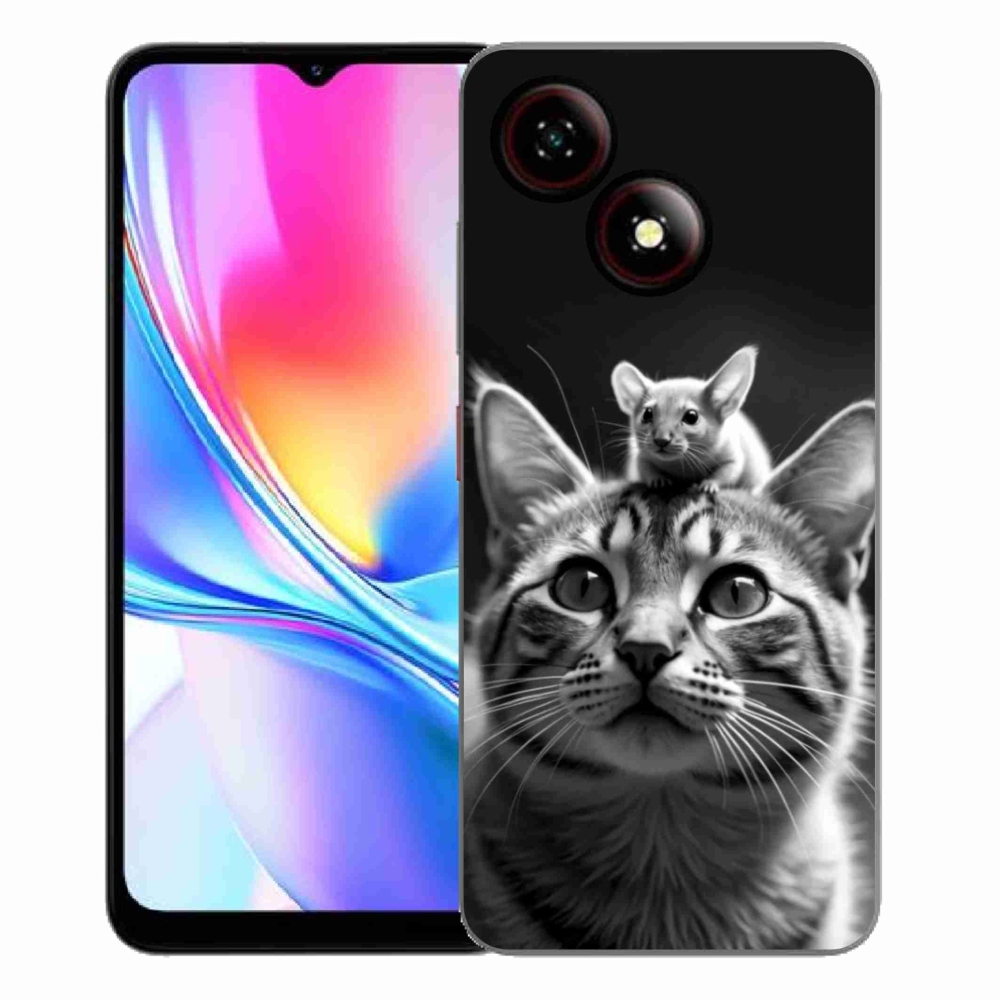 Gelový kryt mmCase na ZTE Blade A35E - zvířecí přátelství 2