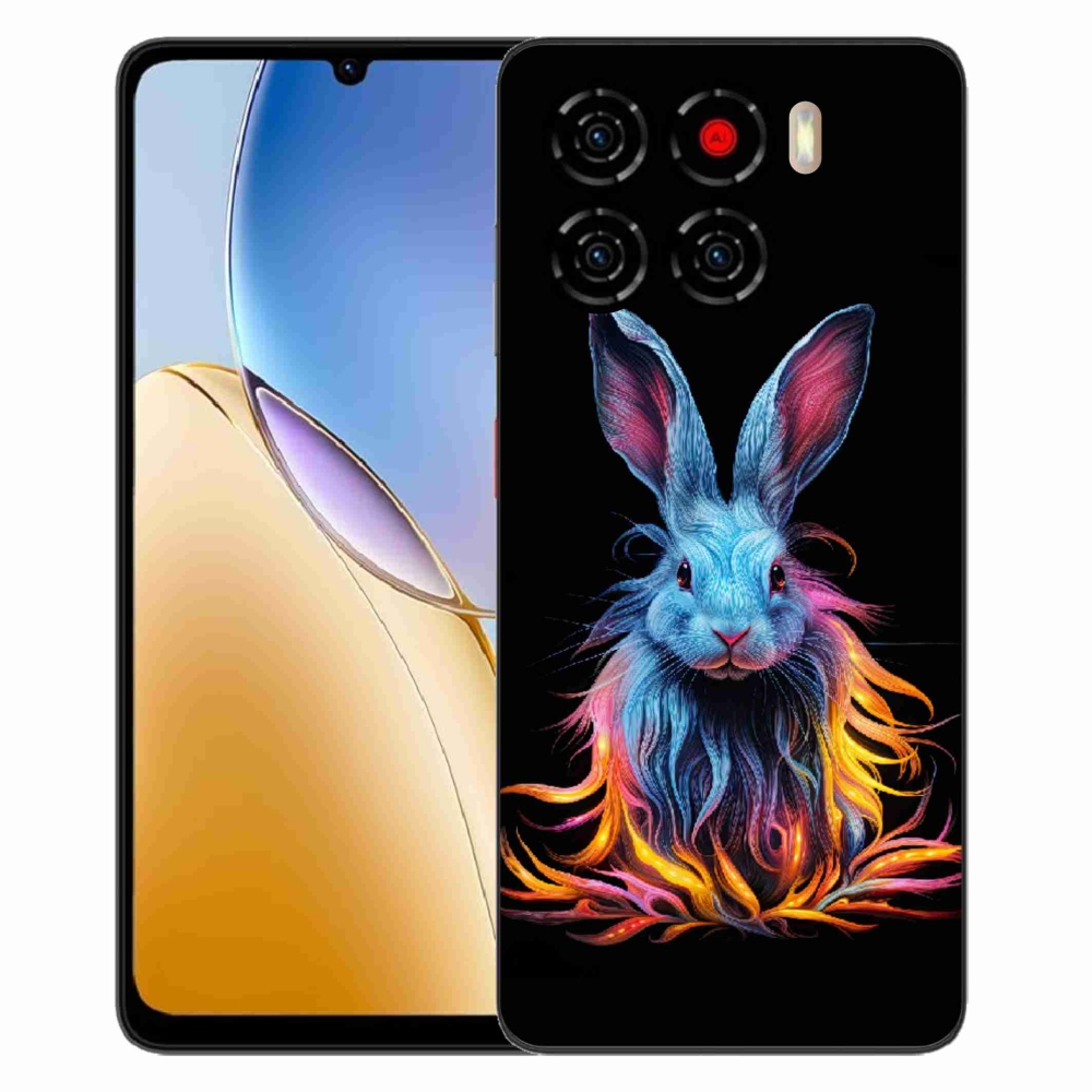 Gelový kryt mmCase na ZTE Blade A56 - abstraktní zajíc